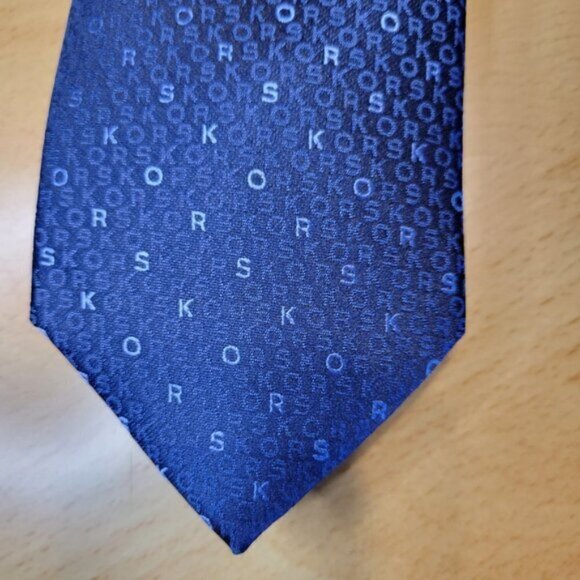Michael Kors Blue Logo Tie​​​​​​​​​​ - Picture 2 of 6